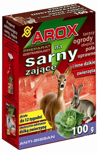 Arox na sarny i zające - granulat odstraszający dzikie zwierzęta